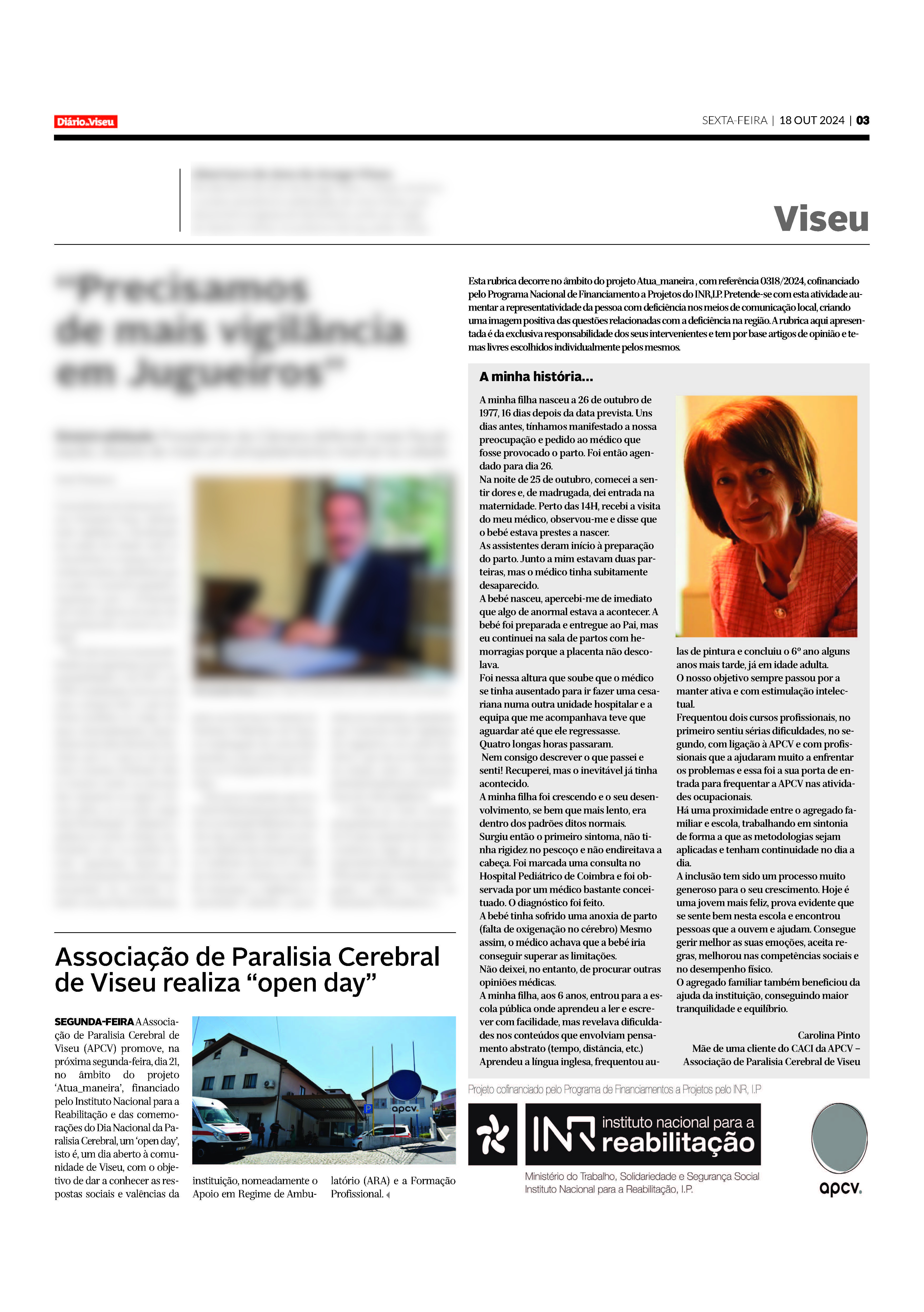Quarto artigo de opinião do projeto Atua_Maneira já saiu no Diário de Viseu